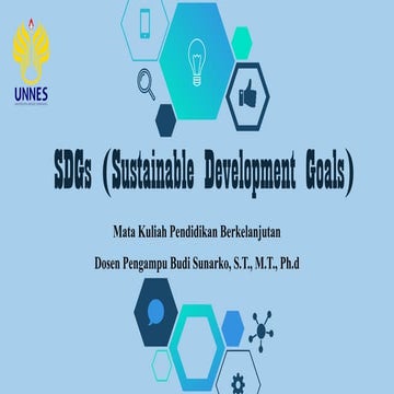 Ppt Sustainable Development Goals Topik 1 Kelompok 3 Pptx