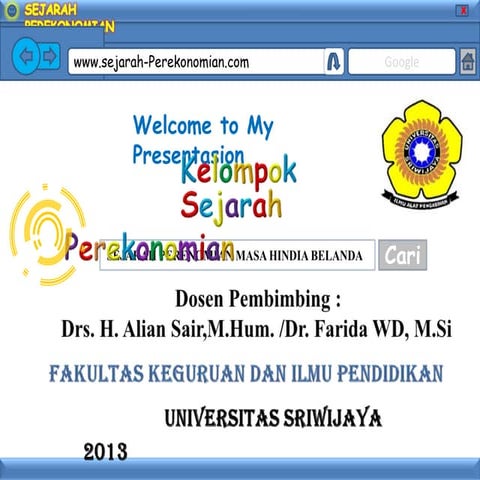 Ppt sejarah perekonomian Masa Liberal