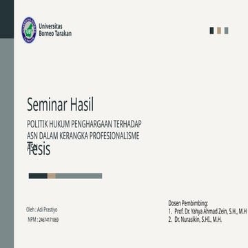 PPT Semhas Sistem Penghargaan di Indonesia | PPTX