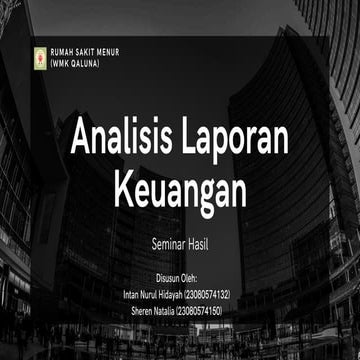 PPT Semhas Analisis Laporan Keuangan..... | PDF