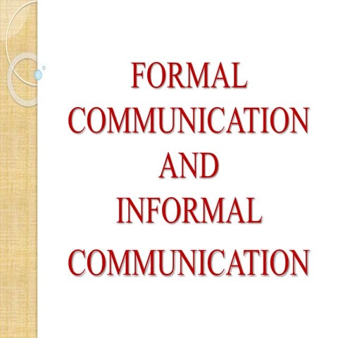 TYPES OF COMMUNICATION