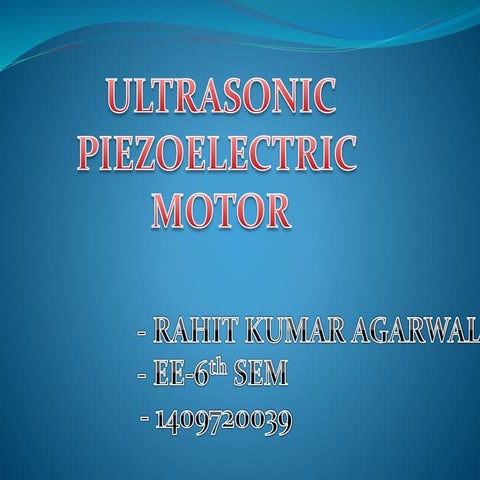 ultrasonic motor