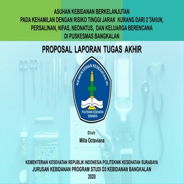 PPT SEMINAR PROPOSAL LTA 3 KEBIDANAN KEHAMILAN RISTI