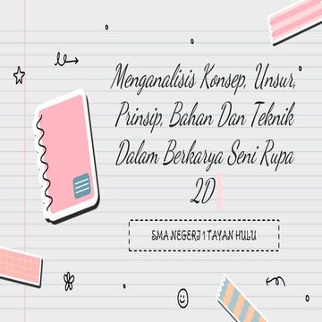 Ppt Seni Budaya Kelas Xi Menganalisis Konsep Unsur Prinsip Dan Teknik