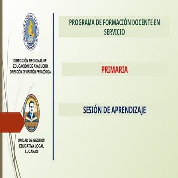 Diseão de sesiãn_de_aprendizaje_upn[1] | PPTX