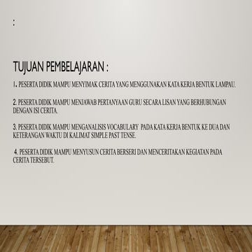 PPT Simple Past Tense.pptx materi simple past tense kelas 6 sD