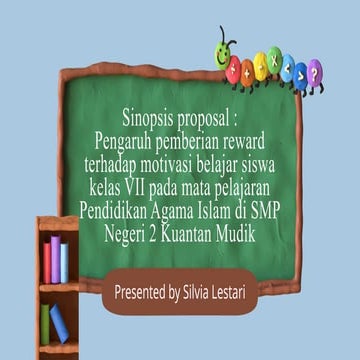 sinopsis proposal (SILVIA) jurusan pendidikan agama islam universitas islam kuantan singingi