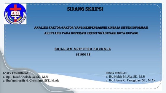 template ppt kuantitatif mahasiswa sempro | PPTX