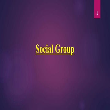Social Group