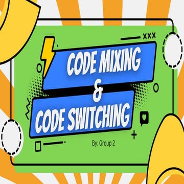 Code Switching and Code Mixing in Sociolinguistics