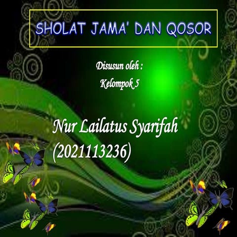 Ppt solat jama dan qosor