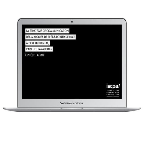 Soutenance de mémoire - La communication digitale des marques de prêt-à-porte...