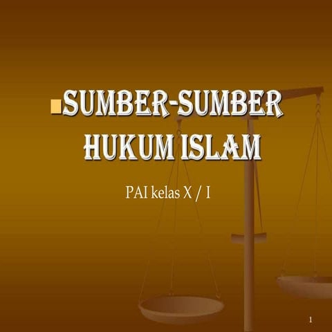 Ppt sumber hukum islam