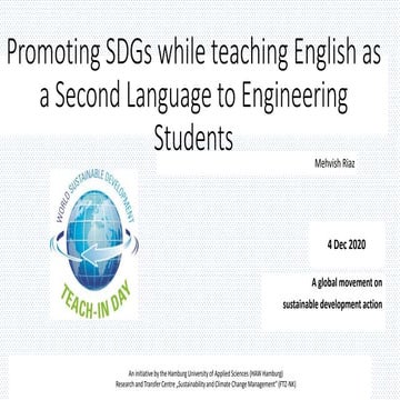 Sustainable Development- Engineering Education