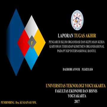 CONTOH TUGAS AKHIR/SKRIPSI PRODI MSDM 2017 | PPTX
