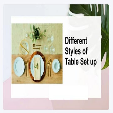 table appointments | PPTX