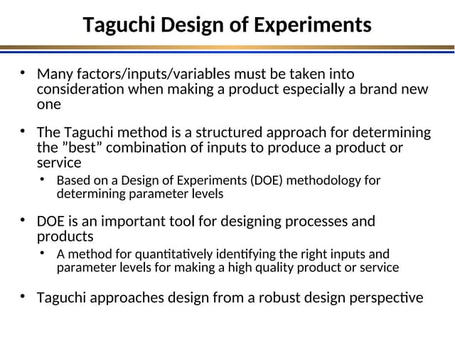 ppt taghauchi.ppt in which complete information