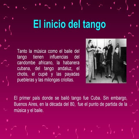 Algo más sobre el tango