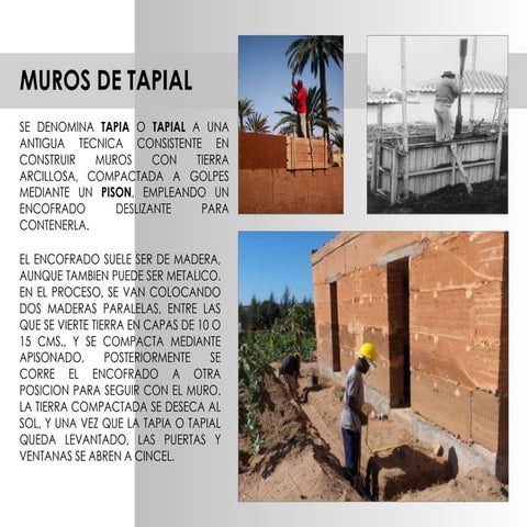 MUROS DE TAPIAL