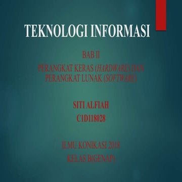 Ppt teknologi informasi