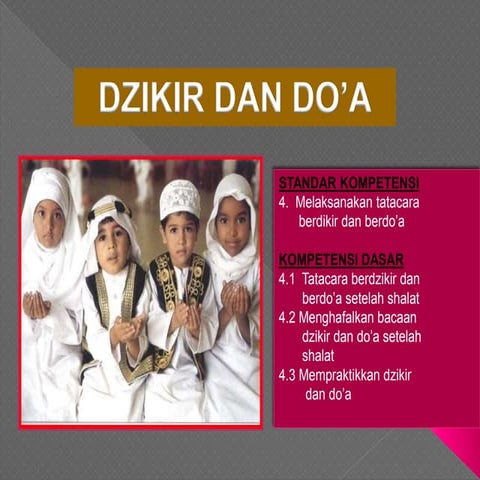 Ppt tekpen dzikir dan doa