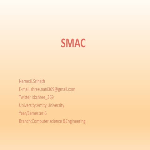 Smac PPT