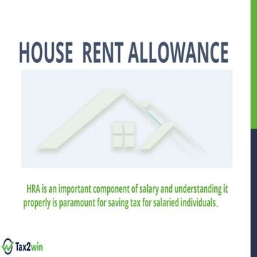 House Rent Allowance