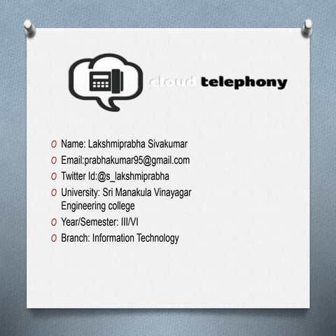 Cloud Telephony