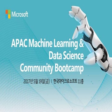 Microsoft APAC Machine Learning & Data Science Community Bootcamp