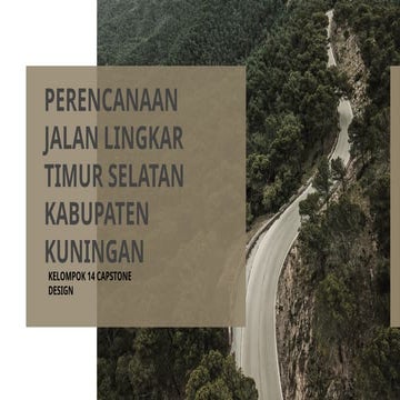 perencanaan jalan lingkar timur selatan kuningan | PPTX