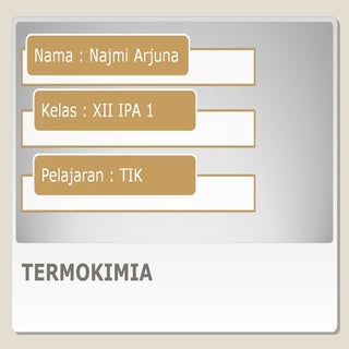 Ppt termokimia