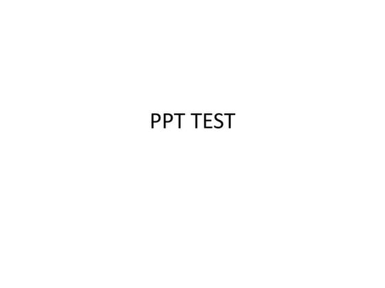 Test ppt | PPTX