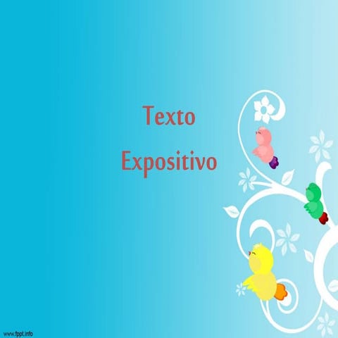 Ppt texto expositivo 2015