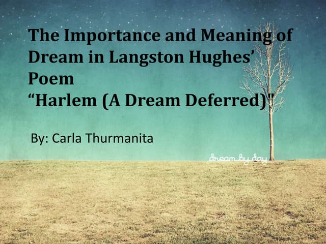 A Dream Deferred