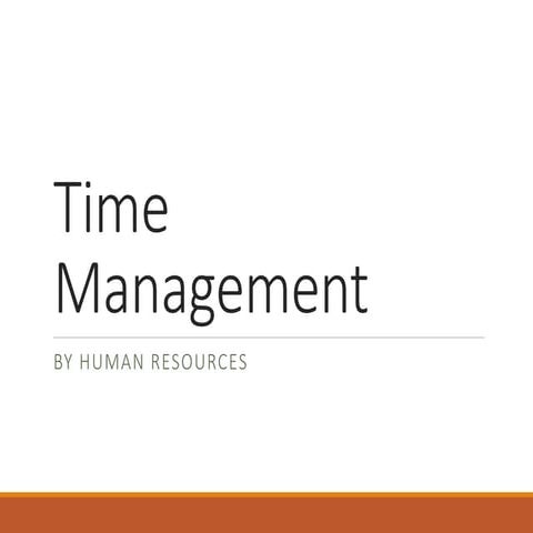 PPT Time Management Conference 2019.pptx