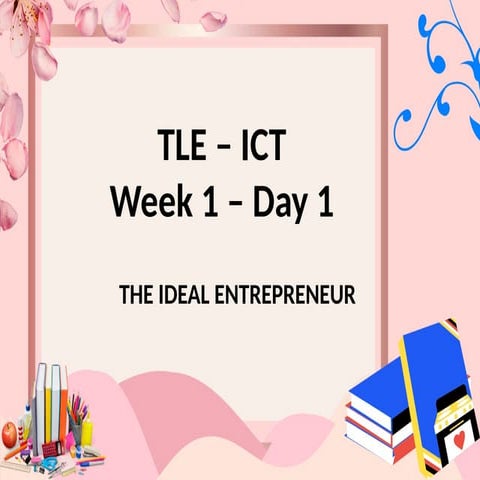 PPT TLE ICT Q1 Week 1.pptx quarter 2 grade 6 | PPTX