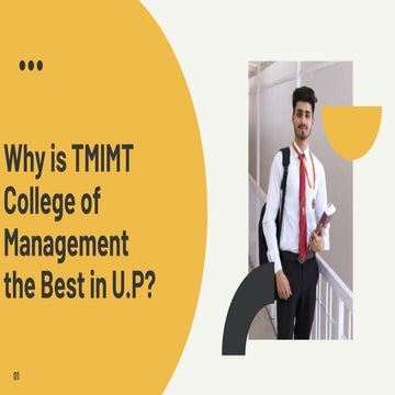 Best Management College in UP - TMIMT College of Management