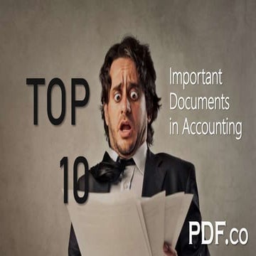 TOP-10 Important Documents in Accounting