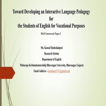 PPT Toward developing an Interactive Language Pedagogy for.pptx