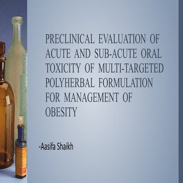 Ppt toxicity evalution