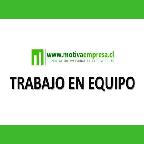 PPT TRABAJO EN EQUIPO