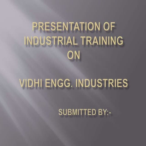 vidhi industries