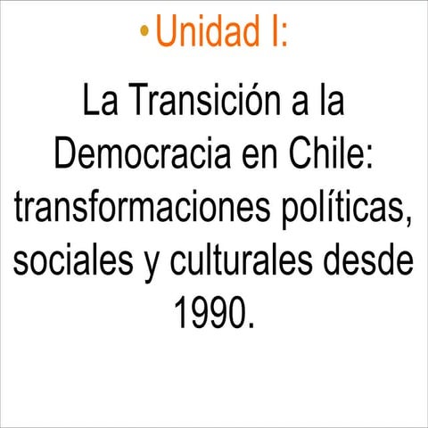 Ppt transición democrática ivº | PPTX