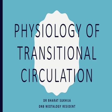 physiology of  transition circulation