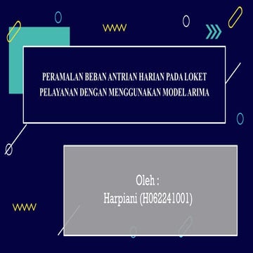 PPT Tugas Final Maata kuliah Time series pptx