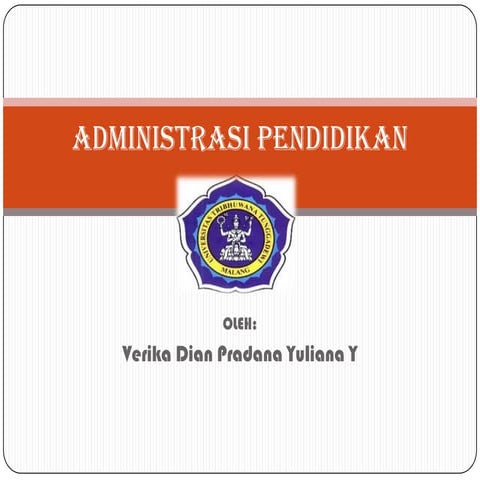 Ppt uas admin verika dian