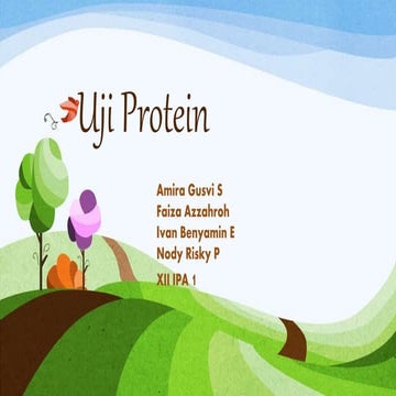 PPT Uji Protein