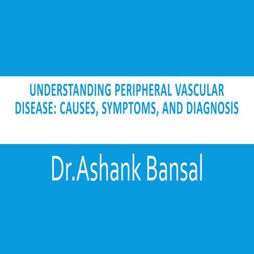 Peripheral Vascular Disease | PPTX