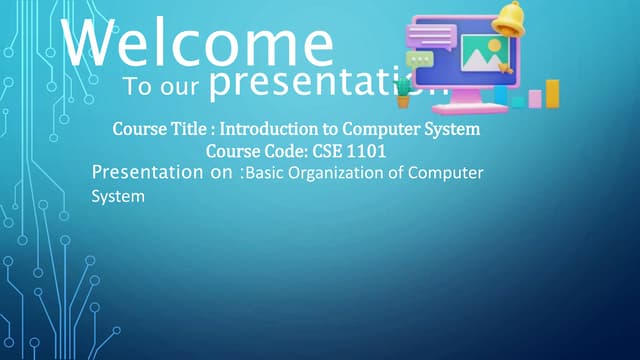 Basic Organisation and fundamental Of Computer.pptx