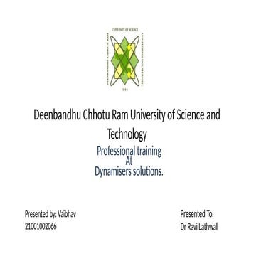 Dynamisers solutions 1 month training in html css java in web devolpment.pptx